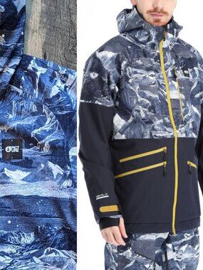 Picture Organic Stone Ski Snowboard Jacket Imaginary World Blue Small